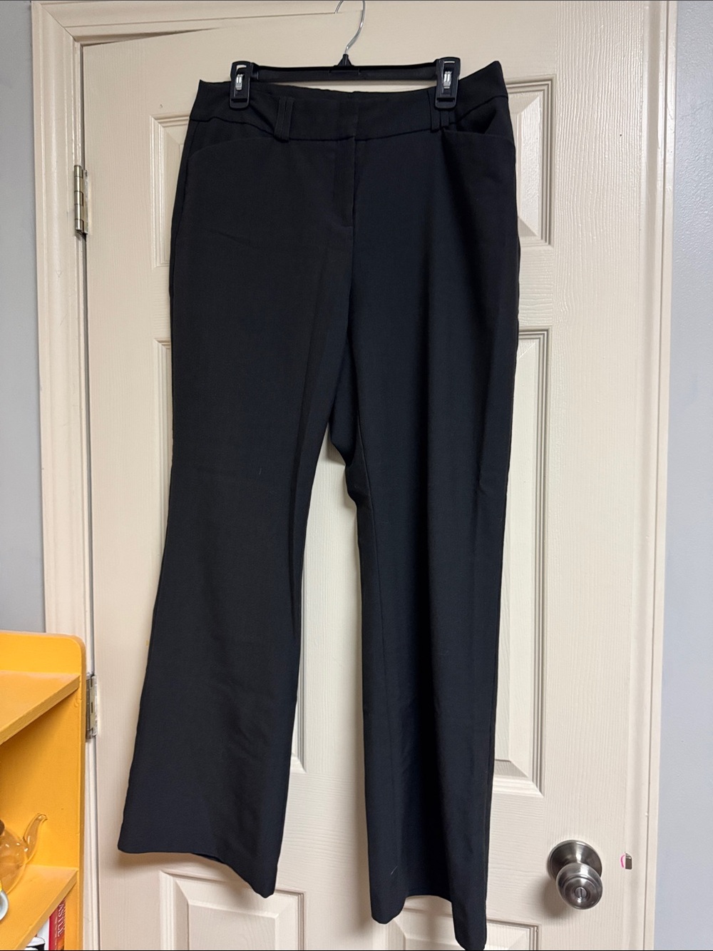Alfani Charcoal Grey Wide-Leg Dress Pants